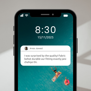 I was surprised by the quality! Fabric bohot durable aur fitting exactly jaisi chahiye thi.